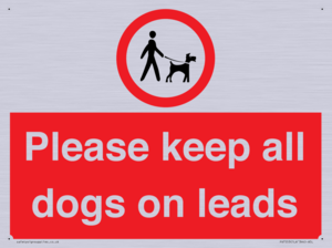 Please keep all dogs on leads